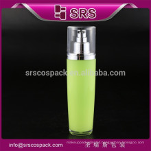 Empty Lotion Bottle With Pump Head Or Spray Head , Oval Shape 30ml 50ml 100ml Wholesale Cosmetic Containers
